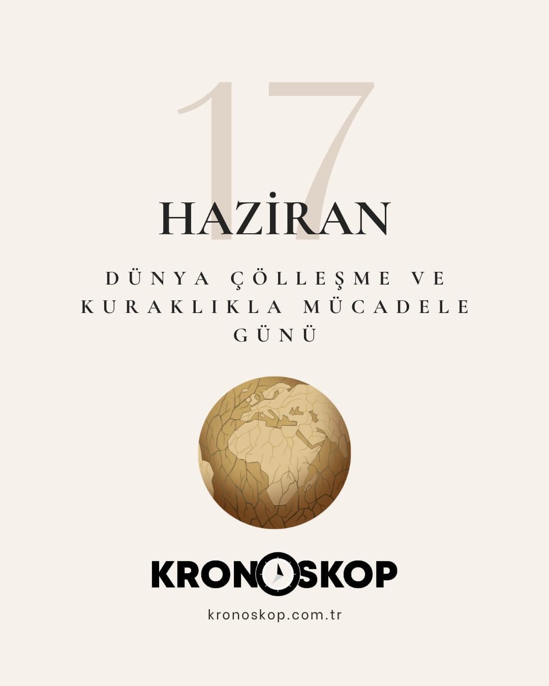 Dünya Çölleşme ve Kuraklıkla Mücadele Günü