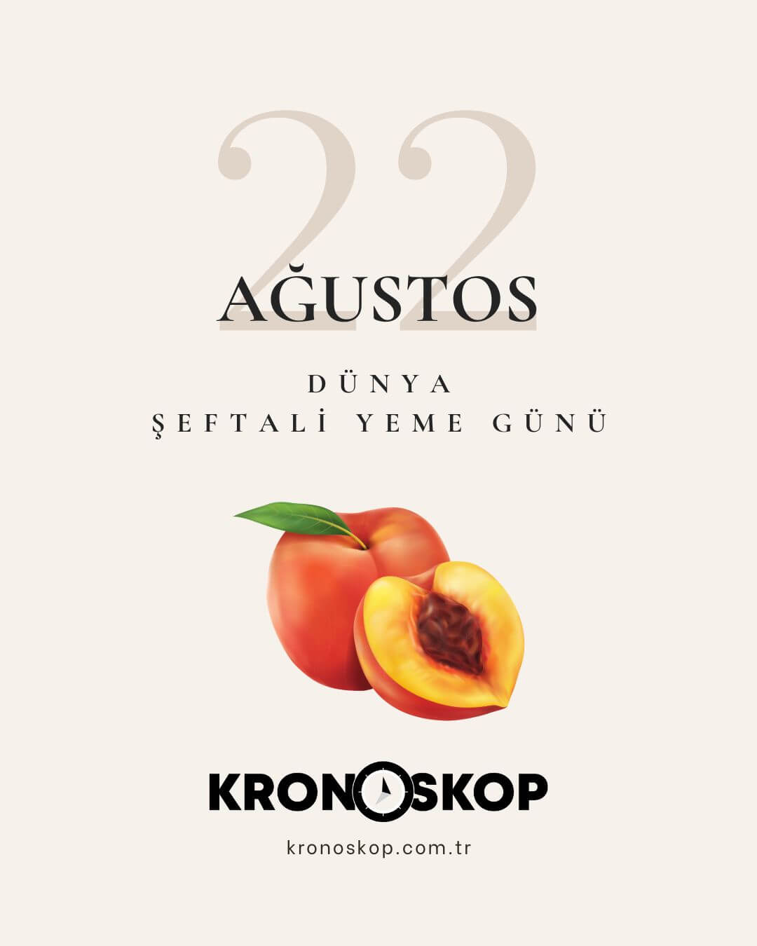 Dünya Şeftali Yeme Günü