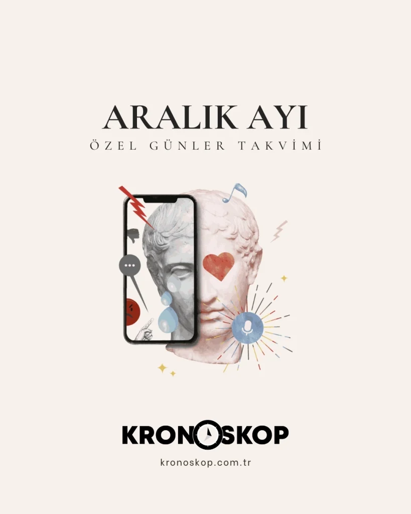 Aralık Ayı Özel Günler Takvimi - Kronoskop