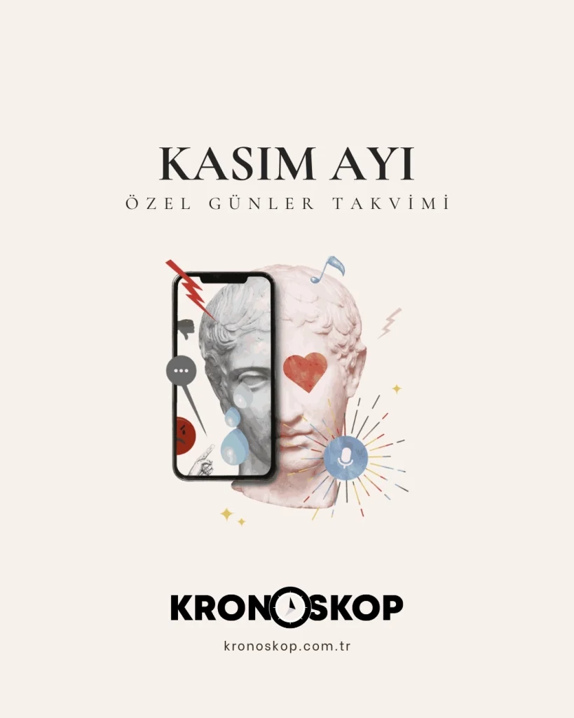 Kasım Ayı Özel Günler Takvimi - Kronoskop
